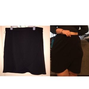 Business Casual Work Black Skirt Plus Size 1X